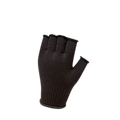 SealSkinz Unisex Solo Nicht Wasserdichter Halbhandschuh ohne Finger aus Merinowolle &ndash; Schwarz, Einheitsgr&ouml;&szlig;e