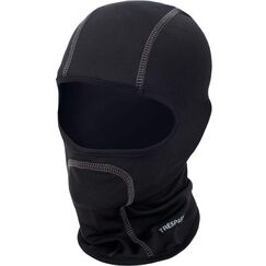 Trespass Moulder, Black, Balaklava / Sturmmaske / Sturmhaube / Kopfhaube / Gesichtsmaske f&uuml;r Erwachsene / Unisex / Damen und Herren, Schwarz