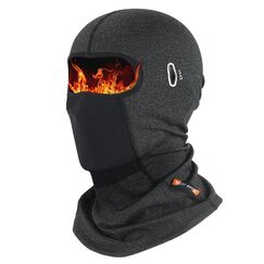 VDYXEW Sturmhaube Winter Skimaske Herren und Damen, Winddichte Thermo Balaclava Gesichtshaube f&uuml;r Outdoor Sports Radfahren, Skifahren, Motorrad, Fahrrad (Grau)