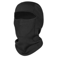 Sturmhaube, Skimaske, thermisch, elastisch, atmungsaktiv, Winter-Gesichtsmaske f&uuml;r kaltes Wetter, perfekt zum Skifahren, Eisfischen, Schwarz, Einheitsgr��e