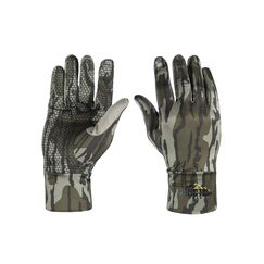 North Mountain Gear Mossy Oak Bottomland Jagdhandschuhe, Stretch-Passform, leicht, Camouflage-Handschuhfutter