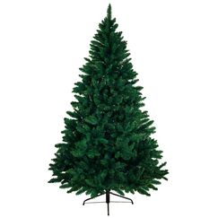 BB Sport Christbaum Weihnachtsbaum 180 cm Dunkelgr&uuml;n PVC Tannenbaum K&uuml;nstlich Standfu&szlig; Klappsystem