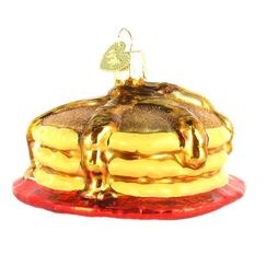 Old World Weihnachten kurz Stack Glas geblasen Ornament
