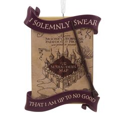 Hallmark Harry Potter Karte des Rumtreibers, Weihnachtsdekoration