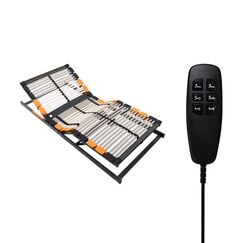 BMM Lattenrost 100x200 cm Premium XXL Motorrahmen bis 180 kg/elektrisch verstellbar/7 Zonen/f&uuml;r alle Matratzen/H&ouml;he 10 cm/Lattenroste produziert in Deutschland