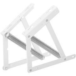 1 Paar Springaufbeschl&auml;ge Bettkastenbeschlag mit Feder Bettscharnier mit 63&deg; &Ouml;ffnungswinkel f&uuml;r aufklappbare Betten und Liegen mit Bettk&auml;sten von SOTECH