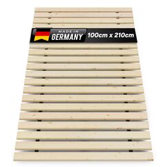 TUGA - Holztech Rollrost 100 x 210 cm 20mm 300kg Lattenrost Rolllattenrost Premium Qualitätsarbeit aus Deutschland
