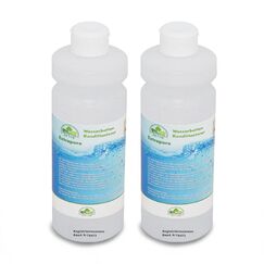 JaTop Wasserbett Conditionierer [2 x 500ml] - F&uuml;r alle Wasserbetten geeignet - purer Wasserbetten Conditioner - inklusive Bubble Stop, Fl&uuml;&szlig;ig - Made in Germany (1Liter (2 Flaschen a 500ml))