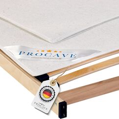 PROCAVE | Hochwertiger Filzschoner f&uuml;r Lattenrost | Sch&uuml;tzende Matratzenunterlage 160x200 cm | Atmungsaktiver Matratzenschoner aus Nadelfilz | Made in Germany
