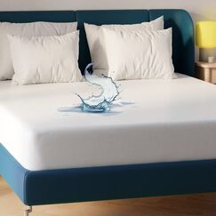 Niagara Sleep Solution Queen wasserdichte Matratzenauflagen-Schutzh&uuml;lle, Tiefe Tasche, 60 x 80, atmungsaktiv, ger&auml;uschlos, 8&ndash;20 Zoll, Bett, glattes Jersey, Matratzenauflagen-Abdeckung