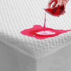 TASTELIFE Wasserdichter Matratzenschoner f&uuml;r Doppelbett, ultraweich, atmungsaktiv, mit tiefer Tasche, passend f&uuml;r bis zu 20,3 cm - 53,3 cm, ger&auml;uschlose, waschbare Bettmatratzenauflage f&uuml;r Komfort und