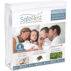 SafeRest Classic Plus Matratzenschoner f&uuml;r Einzelbett (Twin), extra lang, hypoallergen, 100 % wasserdicht, Vinylfrei