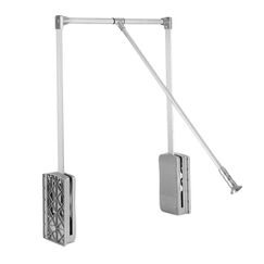 Ausziehbarer Kleiderst&auml;nder f&uuml;r Kleiderschrank, Kleiderstange mit unterst&uuml;tzter Auf- und Ab -Funktion (Innenfach 89&ndash;121 cm)