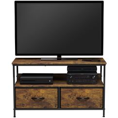Sorbus TV-Kommode mit 2 Schubladen &ndash; TV-Erh&ouml;hung mit Stauraum &ndash; Schlafzimmer, Wohnzimmer, Schrank und Wohnheimm&ouml;bel