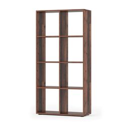 Vicco Raumteiler Scutum, Antikholz, 143 x 72 cm, zur Nutzung als Raumteiler oder offenes B&uuml;cherregal