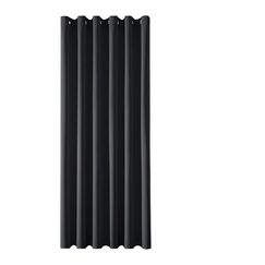 MRTREES Verdunkelungsvorh&auml;nge f&uuml;r Schlafzimmer, Thermo-T&uuml;rvorhang, Raumteiler, 132 x 214 cm, Schwarz