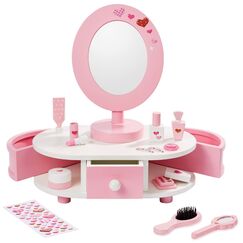 howa Schminktisch Little Lady aus Holz incl. 12 TLG. Zubeh&ouml;r f&uuml;r Kinder 5001