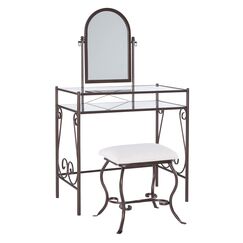 Linon Clarisse Kosmetikset aus Metall