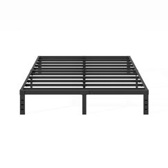 COMASACH 14 Inch Bed Frames Queen Size 3500 lbs Heavy Duty Platform with Sturdy Metal Slats, No Box Spring Needed, Easy Assembly, Under Bed Storage, Noise-Free, Non-Slip