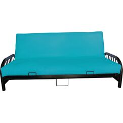 Futon Matratzenbezug, einfarbig, erh&auml;ltlich, Doppelbett Queen (6"x60"x80") t&uuml;rkis