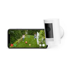 Zertifiziert und general&uuml;berholt|Ring Au&szlig;enkamera Akku(Stick Up Cam Battery)|&Uuml;berwachungskamera aussen mit 1080p-HD-Video,WLAN,witterungsbest&auml;ndig, geeignet f&uuml;r dein Haus & Grundst&uuml;ck|Alexa-kompatible