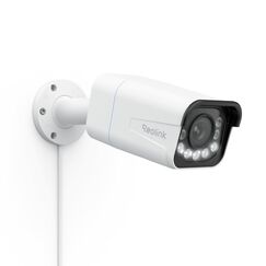 Reolink 4K Smarte PoE IP Kamera Outdoor mit Personen-/Autoerkennung, 5X optischer Zoom &Uuml;berwachungskamera Aussen, Spotlight, Farbige Nachtsicht, Zwei-Wege-Audio, microSD Kartensteckplatz, RLC-811A