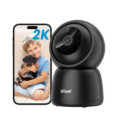 ieGeek &Uuml;berwachungskamera Innen, 2K Kamera &Uuml;berwachung Innen, 360&deg; WLAN Kamera Indoor, Zwei-Wege-Audio, 15M Nachtsicht, PIR Bewegungserkennung, Auto Tracking, Alexa