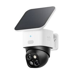 eufy Security SoloCam S340, Kamera &Uuml;berwachung Aussen, 360&deg;-&Uuml;berwachung, Keine Toten Winkel, &Uuml;berwachungskamera Aussen Akku, Solar, 2,4GHz WLAN, Geb&uuml;hrenfreie Nutzung, HomeBase 3 kompatibel
