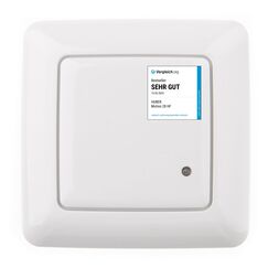 HUBER Motion 28 HF Hochfrequenz Bewegungsmelder UP 180&deg; - LED geeignet, Radar Sensor inkl. Rahmen, 3-Draht-Technik mit Relais