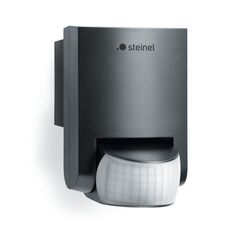 Steinel Bewegungsmelder IS 130-2 schwarz, 130&deg; Bewegungssensor, 12 m Reichweite, f&uuml;r den Innen- und Au&szlig;enbereich, IP54