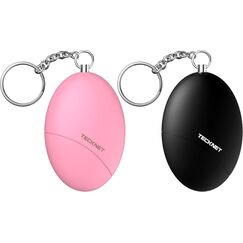 TECKNET Taschenalarm f&uuml;r Frauen, 2 PCS 130dB Pers&ouml;nlicher Sirenen Schl&uuml;sselanh&auml;nger, sturzfest Selbstverteidigung Panikalarm Pers&ouml;nliche Sicherheit f&uuml;r Frauen, Kinder, Senioren