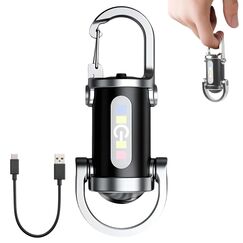TaimeiMao 1200LM Superhelle Mini-Schl&uuml;sselanh&auml;nger, Superhelle Mini Led Taschenlampe, Taschenlampe LED Aufladbar, taschenlampe Wasserdicht f&uuml;r Haushalt Auto Outdoorarbeit Reisen Camping