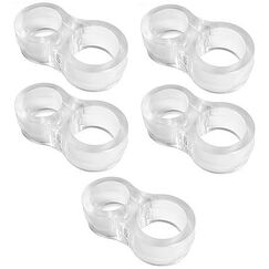 OG-ER T&uuml;rstopper klinke T&uuml;rklinkenpuffer T&uuml;rklinken stopper, 5er-10er-20er Set, t&uuml;rgriff schutz, t&uuml;rstopper t&uuml;rklinke, t&uuml;rklinkenpuffer transparent (5er Set)