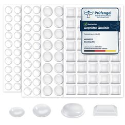 VABNEER Elastikpuffer Transparent Selbstklebend, 172 St&uuml;cke Silikon Schutzpuffer M&ouml;belpuffer Gummipuffer zur L&auml;rmd&auml;mpfung Verhindern Rutschen und Kratzer