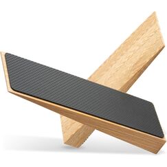 T&uuml;rstopper rutschfest aus Bambus - 2er Set T&uuml;rkeil aus Holz - Fester T&uuml;rstopper boden mit Gummi - T&uuml;rkeile f&uuml;r alle B&ouml;den - Holzkeile f&uuml;r alle Arten von T&uuml;ren - Door stopper