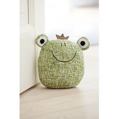 HEITMANN DECO Türstopper Frosch – grün – ca. 18,5 x 9,5 x 17,5 cm – aus Stoff – mit schwerer Füllung – für innen – praktischer Tür- & Fensterstopper für jedes Zuhause