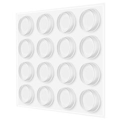 16 Stück Elastikpuffer Selbstklebend Transparent (20x5 mm) – rutschfeste Gummipuffer & Türstopper für Wand, Möbel und Glas – Geräuschdämpfende Anschlagpuffer & Wandschutz