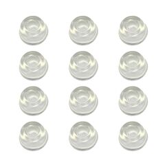 JKDHJK 12 St&uuml;ck Selbstklebende Gummif&uuml;&szlig;e Silikonpads Transparente Elastische Puffer D&auml;mpfer Sto&szlig;d&auml;mpfende Kn&ouml;pfe Sto&szlig;f&auml;ngerpolster F&uuml;r Alle Arten Von T&uuml;rstoppern K&uuml;chenm&ouml;belschutz Schallabsorption