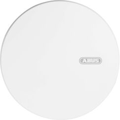 ABUS Rauchmelder RWM250 mit 12-Jahres-Batterie & Hitzewarnfunktion - für Küchen, Wohnräume und Wohnwagen - Q-Label & DIN EN14604 zertifiziert - Weiß