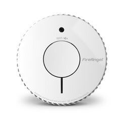 Fire Angel Optischer Rauchmelder - Q-Label - Rauchmelder mit 10 Jahre Batterie für Ihr Heim mit Test-/Stummschaltungstaste - Ersatz für Fire Angel ST-622/ST-620 - Feuermelder mit Frühwarnsystem - Weiß
