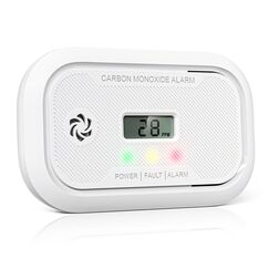 Putogesafe Kohlenmonoxid Melder, 10-Jahres-Batterie, CO-Melder mit LCD-Display und Spitzenwertspeicher f&uuml;r Haus/wohnmobil/Schiff, EN50291 Zertifiziert, Klima Pledge Friendly, 1St&uuml;ck