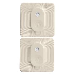 Shelly Blu H&T Ivory Temperatur- und Feuchtigkeitssensor, Bluetooth gesteuert, spritzwassergesch&uuml;tzt, staubdicht, Schutzklasse IP54, iOS Android App, 2 St&uuml;ck