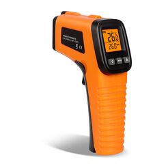 GLOSKIN Infrarot-Thermometer, Laser Thermometer -50&deg;C-550&deg;C, LCD-Anzeige Einstellbares Digital Thermometer (Nicht f&uuml;r Menschen) f&uuml;r Kochen/Pizza&ouml;fen/Gefrierschr&auml;nke/Industrie