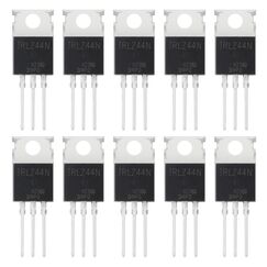 ALLECIN 10 Stück IRLZ44N IRLZ44 IRLZ44NPBF MOSFET-Transistoren 47A 55V IRLZ44NPBF N-Kanal Gleichrichter Mosfets 47 Ampere 55 Volt TO-220