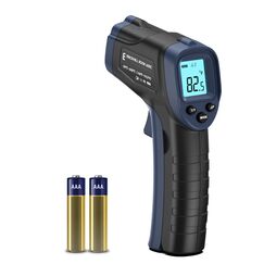 ERICKHILL Infrarot Thermometer -50℃~600℃ Ber&uuml;hrungslose digitale Laser-Temperaturpistole LCD-Display mit Einstellbarer Emissionsgrad - f&uuml;r Kochen/Barbecue/Gefrierschrank/Industrie, Schwarz Blau