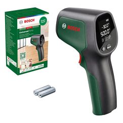 Bosch Infrarotthermometer UniversalTemp (-30&deg;C&hellip;+500&deg;C, einfach und pr&auml;zise messen, 3 vordefinierte Materialgruppen, im Karton)