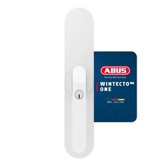 ABUS Fensterantrieb WINTECTO One &ndash; Smarter Fenstergriff f&uuml;r Fenster, Balkon- und Terrassent&uuml;r &ndash; mit Alarmfunktion &ndash; einfache Montage ohne Bohren &ndash; Wei&szlig;, gleichschlie&szlig;end (AL0125)