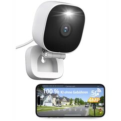 VIM TAG 2,5K Mini &Uuml;berwachungskamera Aussen, 5G WLAN Kamera &Uuml;berwachung Au&szlig;en,Au&szlig;enkamera mit Farbige Nachtsicht,Aussenkamera f&uuml;r KI-Bewegungserkennung, 2-Wege-Audio,IP66,Alexa,Cloud/SD Card
