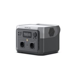 EF ECOFLOW Tragbare Powerstation RIVER 2 MAX, 512 Wh Solargenerator mit LiFeP04, Schnellladung in 1 Stunde, bis zu 1000 W Leistung, Balkonkraft für Notstrom/Camping/Wohnmobile