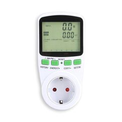 Offgridtec Stromz&auml;hler f&uuml;r Steckdose, PV-Z&auml;hler f&uuml;r Balkonkraftwerk, Echtzeit Stromverbrauchmessung, Einspeisungsmessung, Energie-Monitor, Max Last: 16A 3680W, LCD-Display, Pr&auml;zise Leistungsmessung
